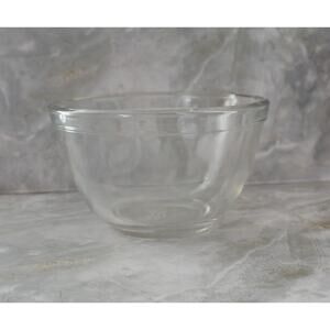 Vintage PYREX 7401 3-Cup 750ml Model Clear Glass Mixing Bowl Original Round Used